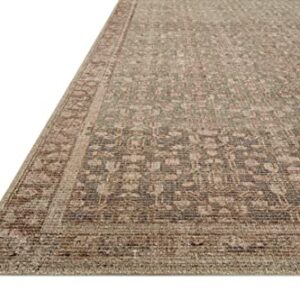 Loloi Angela Rose Aubrey Collection AUB-04 Sage/Bark 5'-0" x 7'-0", .19" Pile Height, Area Rug