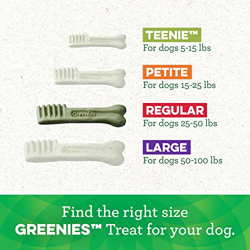 Greenies Regular Natural Dental Care Dog Treats, 36 oz. Variety Pack, 3 Packs of 12 oz. Treats