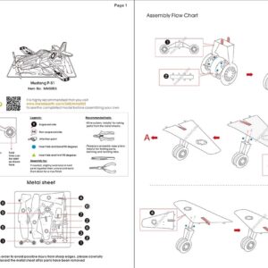 Metal Earth P-51 Mustang 3D Metal Model Kit Bundle with Tweezers Fascinations
