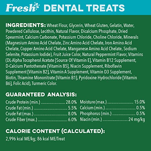 Greenies Regular Natural Dental Care Dog Treats, 36 oz. Variety Pack, 3 Packs of 12 oz. Treats