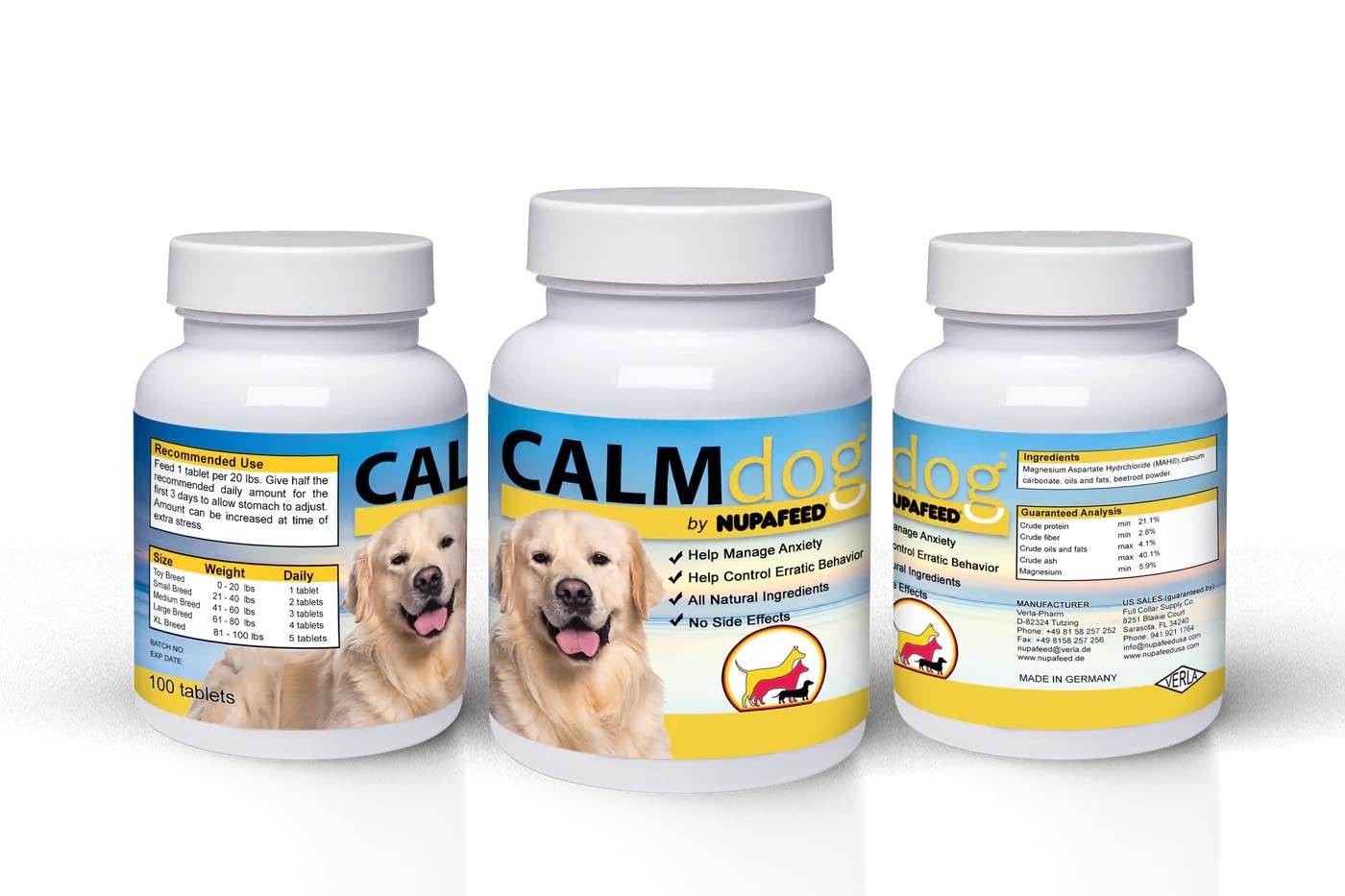 Nupafeed® CALMdog Tablet Supplements