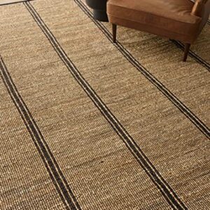 Loloi Angela Rose Colton Collection CON-01 Natural/Black 7'-6'' x 9'-6'', .38" Pile Height, Area Rug