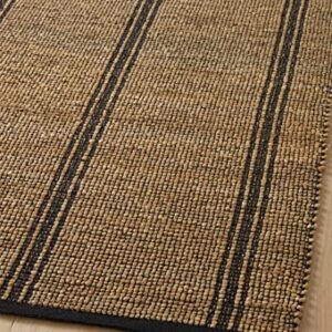 Loloi Angela Rose Colton Collection CON-01 Natural/Black 7'-6'' x 9'-6'', .38" Pile Height, Area Rug