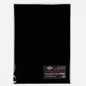 The Black Market Musou Black Fabric KIWAMI, Backcoated - A4 Sized Cut