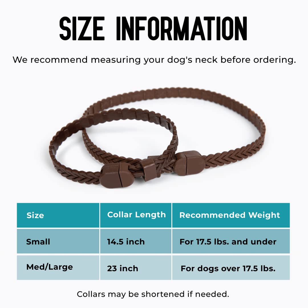 ACTIVPHY Hip + Joint Mobility Collar for Dogs with Glucosamine, Chondroitin, MSM, and More | Convenient & Easy | 30 Days of Continuous Support | Water Resistant (Small)