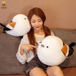 XIZHI 19.7" Sparrow Plush Toy Stuffed Animal Figures Bird Throw Pillow Toys Plushie Huggable Stuffed Animal Doll for Children Birthday Christmas and Other