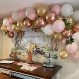 Winnie Quotes Backdrop The Pooh Banner 57 x 37 Inch Perfect Baby Shower Decorations Bear Bee Birthday Party Supplies Decorations