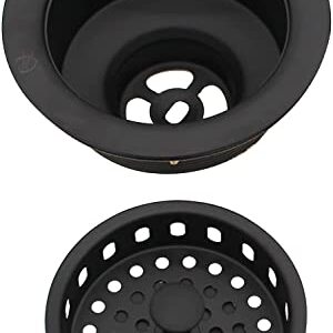 Westbrass CO134-62 10" Classic 1-Lever Cold Water Dispenser Faucet Kit with Filter, 2-Pack Replacement Cartridges, Kitchen Sink Strainer & Disposal Trim Set, Matte Black