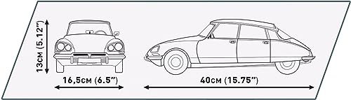 COBI Cars 1:12 Scale 1968 Citroën DS 21 Pallas Vehicle