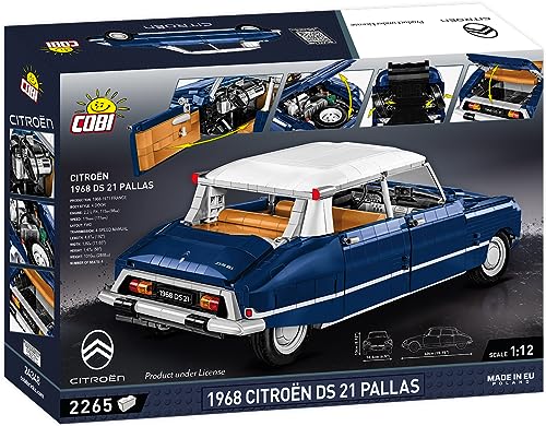 COBI Cars 1:12 Scale 1968 Citroën DS 21 Pallas Vehicle