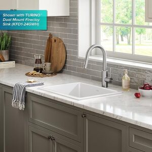 KRAUS Oletto™ Spot Free Stainless Steel Finish Dual Function Pull-Down Kitchen Faucet, KPF-2620SFS (Pack of 4)