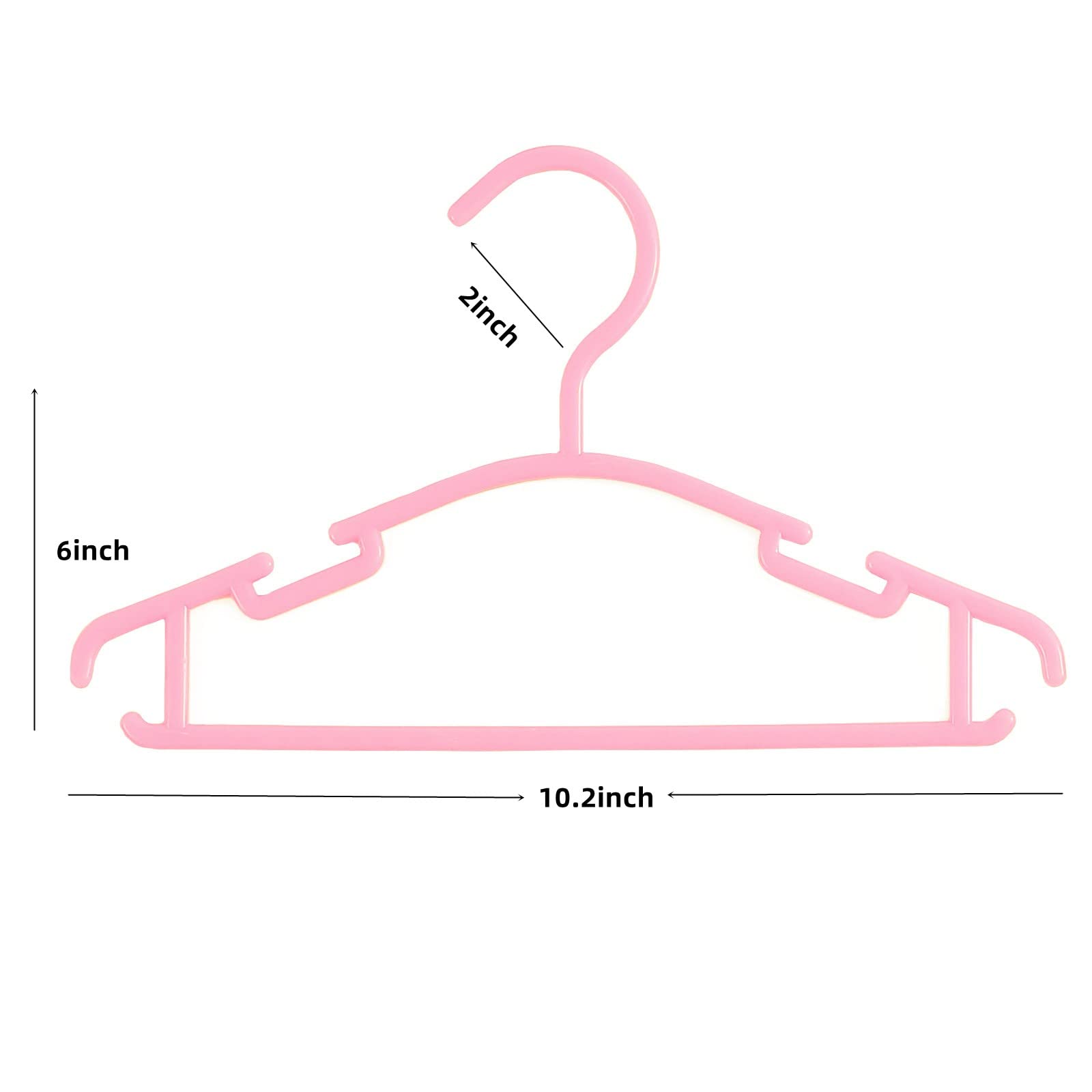 30 Pack Pink Baby Nursery Closet Hangers,Non-Slip Laundry Infant Pant Hanger for Newborn Clothes Gift,Ultra-Thin Child Coat Hanger for Girl Boy Toddler Kid