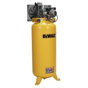 Dewalt DXCM602.COM 3.7 HP 60 Gallon 175 Max PSI 13.4 SCFM @ 40 PSI 11.5 SCFM @ 90 PSI Oil-Lube Electric Stationary Vertical Air Compressor