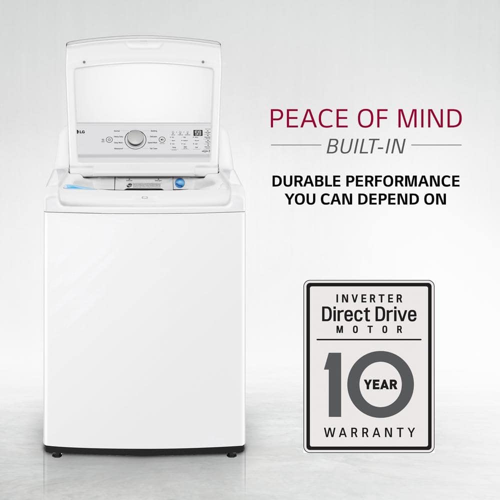 5.0 cu. ft. Mega Capacity Top Load Washer with TurboDrum™ Technology