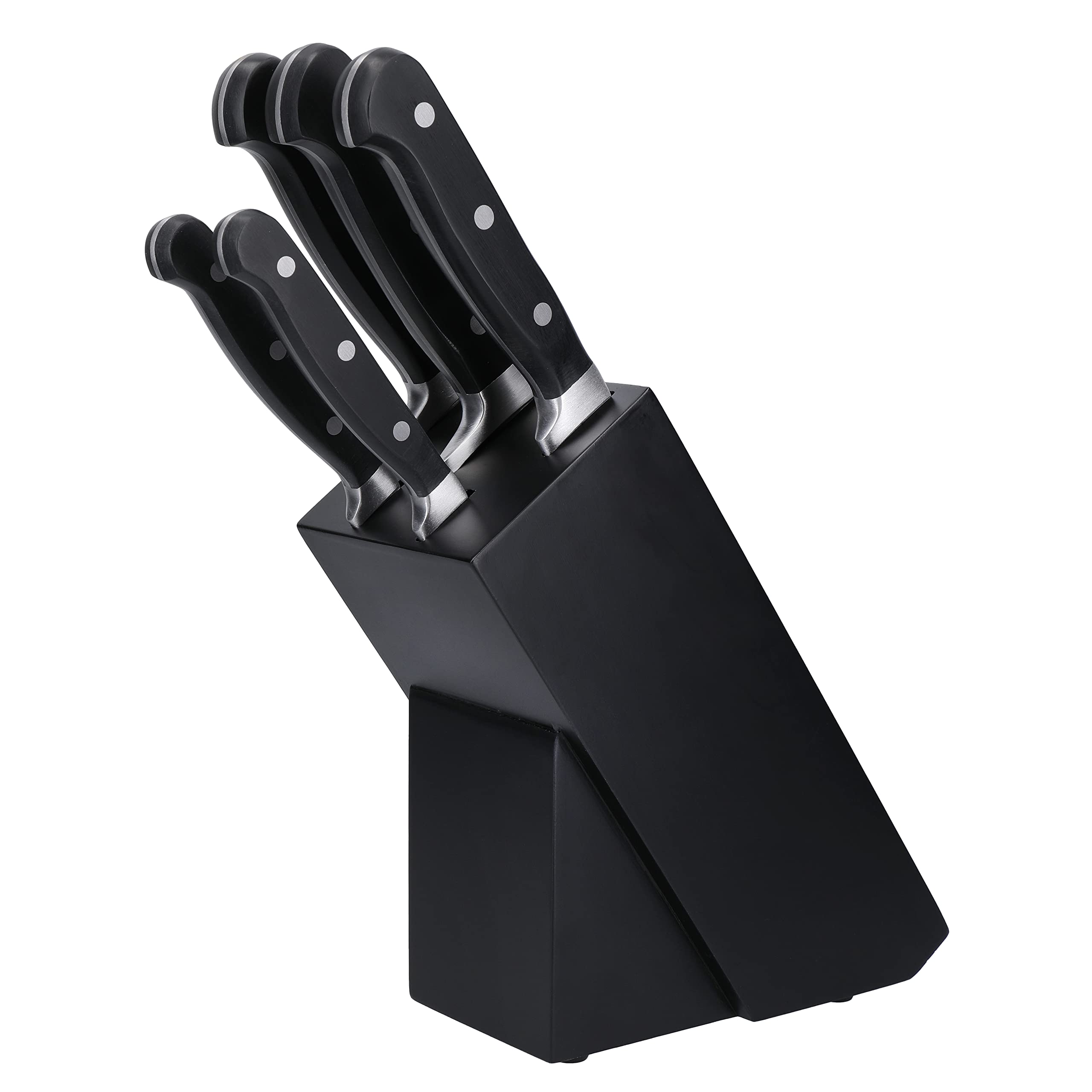 MasterClass Tipless Knife Block Set, 5 Pieces, Gift Boxed