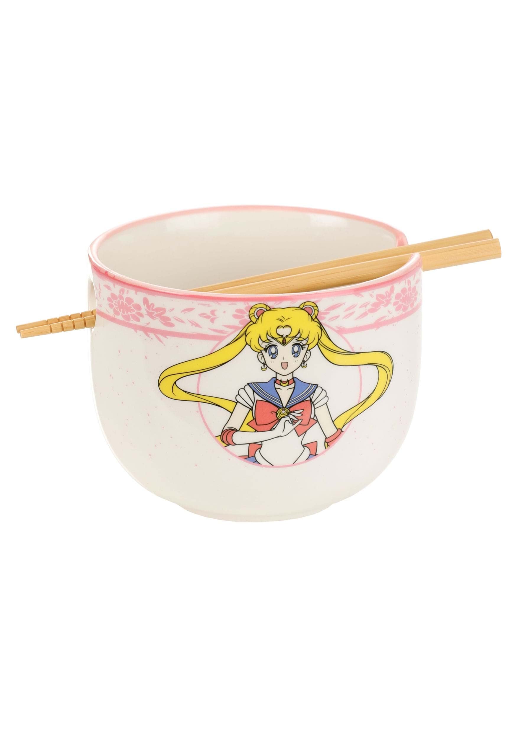 JUST FUNKY Sailor Moon Noodle Bowl with Chopsticks Standard