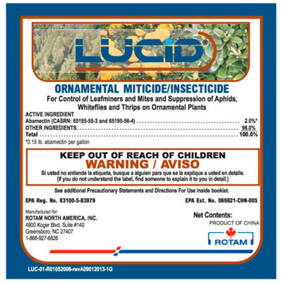 Prime Source - Lucid Miticide/Insecticide (Abamectin) - 8oz (10601)