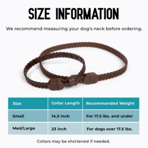 ACTIVPHY Hip + Joint Mobility Collar for Dogs with Glucosamine, Chondroitin, MSM, and More | Convenient & Easy | 30 Days of Continuous Support | Water Resistant (Med/Large)