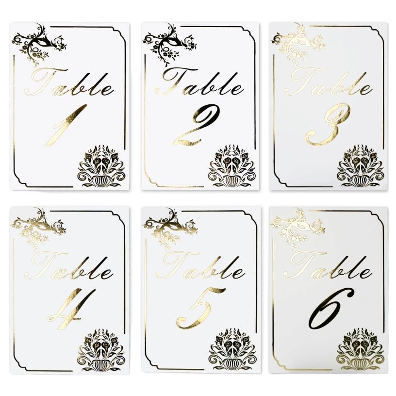 Wedding Table Numbers