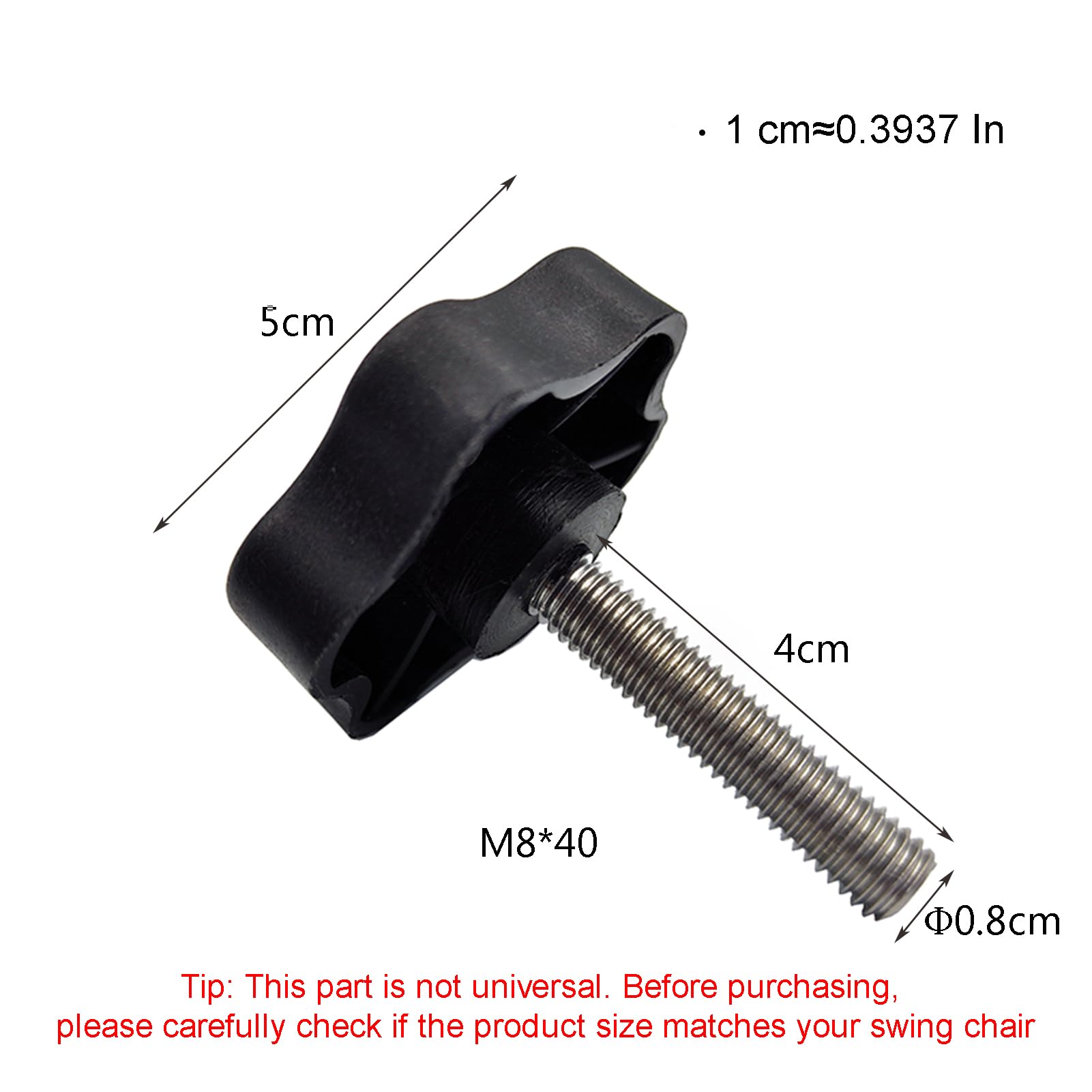 Timyrimy Garden Swing Plastic Fittings (Type 2) to Attach Canopy Frame to Swing Frame, Swing Canopy Bracket Replacement Part