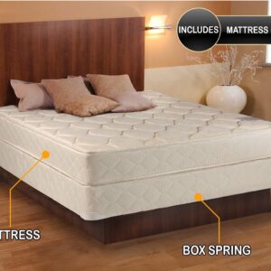 DS Solutions USA Comfort Classic None Flip Gentle Firm Full XL Mattress Only with Mattress Cover Protector