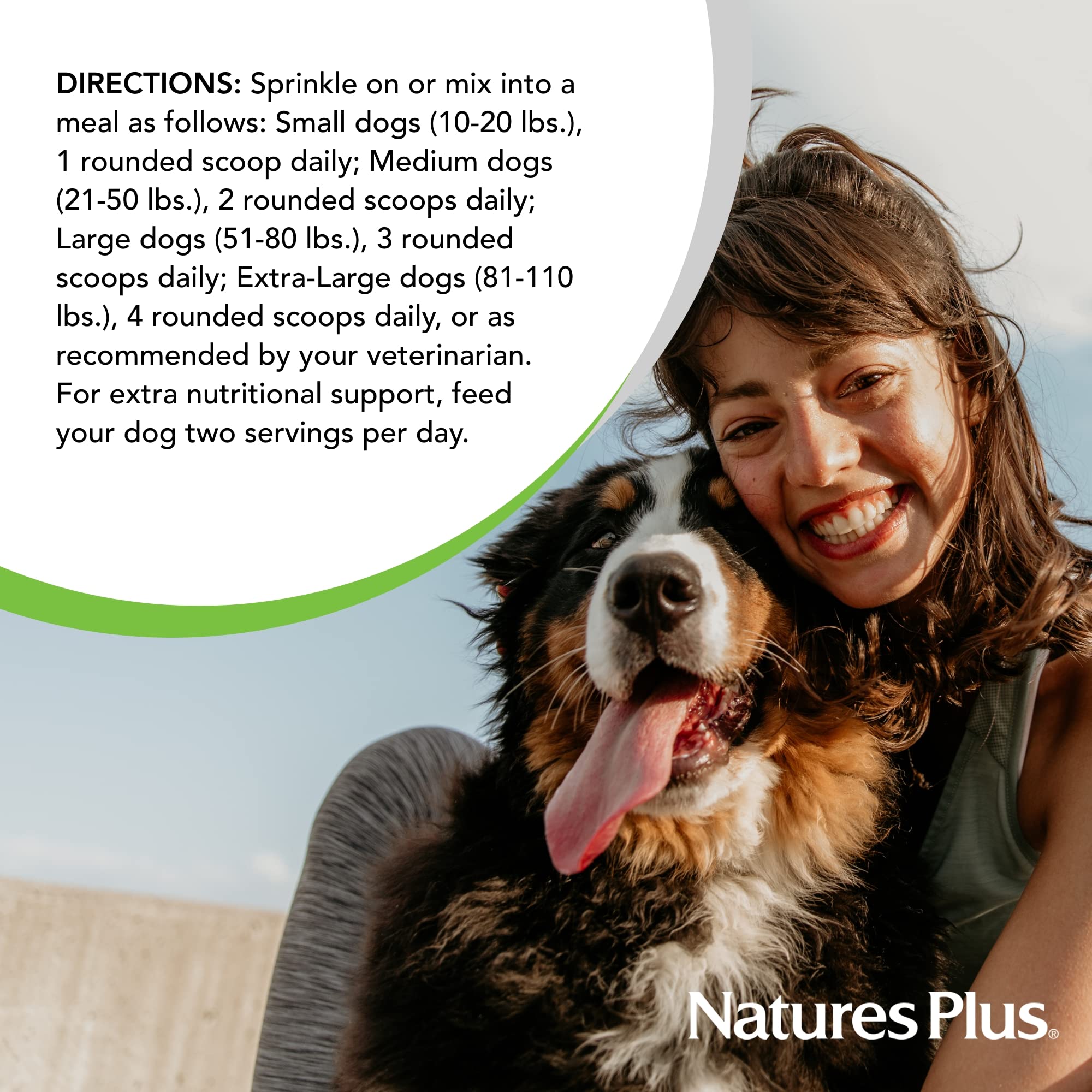 NaturesPlus FurBaby Multivitamin for Dogs - 10.4 oz - Supports Joint Health, Immune Function, Healthy Coat & Energy Production - Non-GMO - 60 Servings