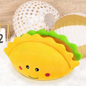 CatchStar Taco Plush Stuffed Kids: Stuff Pillow Toy