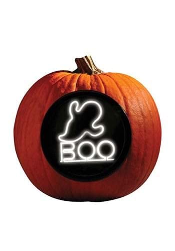 Fun World Ghost Neon Light Pumpkin Carving Kit Standard