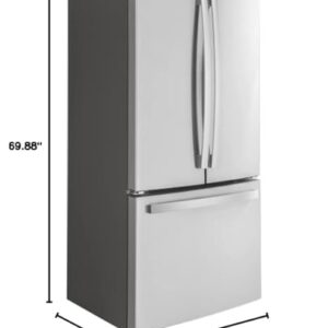 GE 18.6 cu. ft. French Door Refrigerator in Fingerprint Resistant Stainless Steel Counter Depth ENERGY STAR