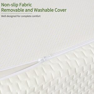 OUUI Full Size Mattress, 6 Inch Gel Memory Foam Mattress for Cool Sleep Pressure Relief Bamboo Breathable Cover Medium Firm Full Mattress in a Box, White, CertiPUR-US Certified