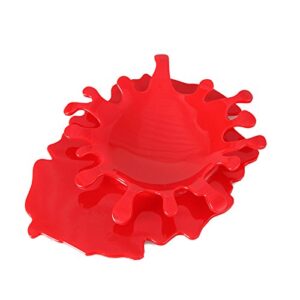 Spoon Rest Holder Coaster Silicone Ketchup Shape Cup Holders Splash Kitchen Cooking Spoon Rest Creative Cooking Utensil Red