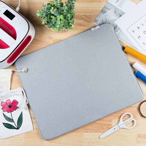 HTVRONT Heat Press Mat for Cricut: Heat Press Pad 15"x15" for Craft Vinyl Ironing Insulation Transfer, Double Sides Applicable Heat Mat for Heat Press Machines