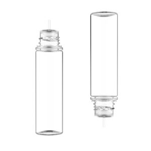 Chubby Gorilla 60ML Unicorn Bottle Clear Bottle/Natl Cap V3 (5 Pack), CGUB1-60MLV3-NATL