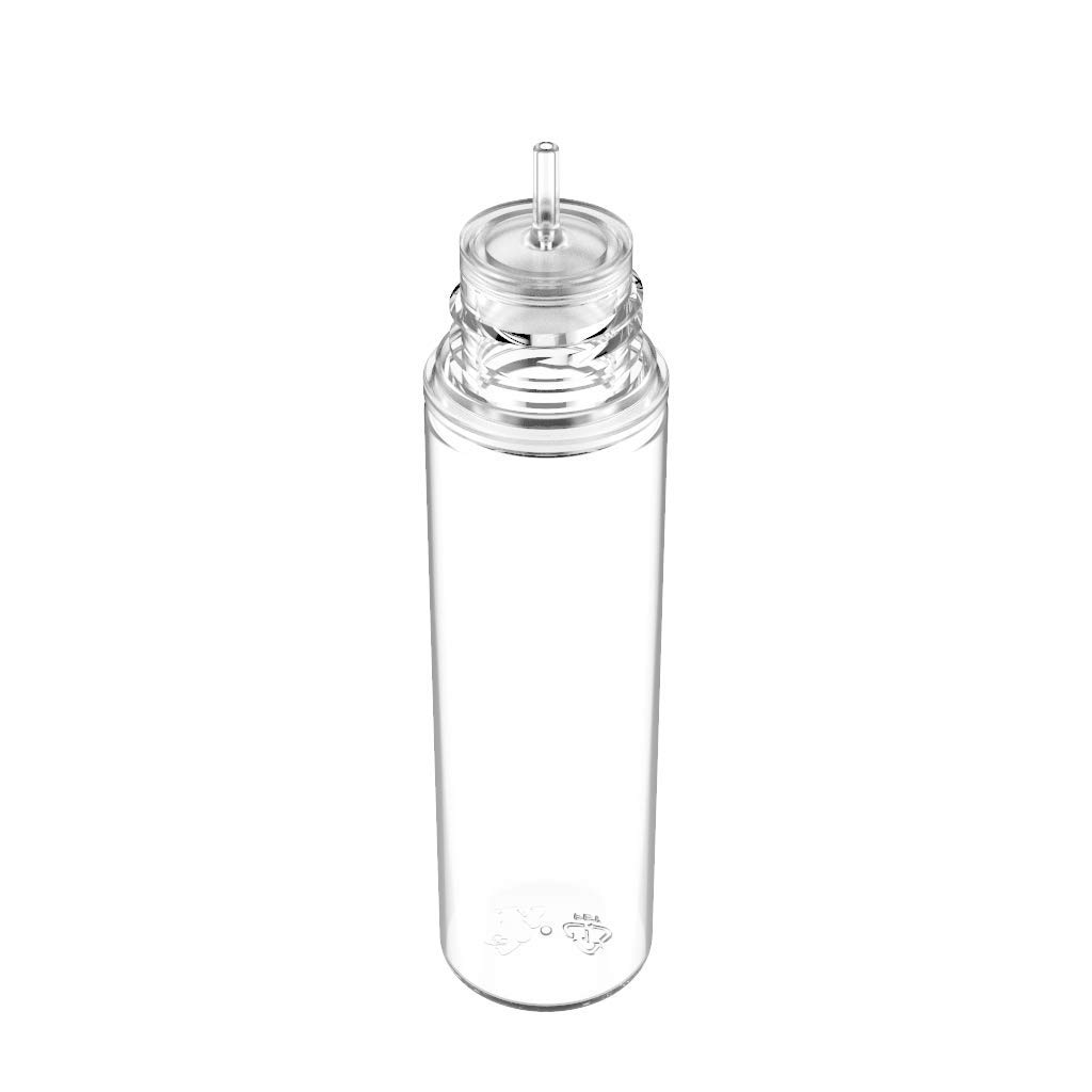 Chubby Gorilla 60ML Unicorn Bottle Clear Bottle/Natl Cap V3 (5 Pack), CGUB1-60MLV3-NATL