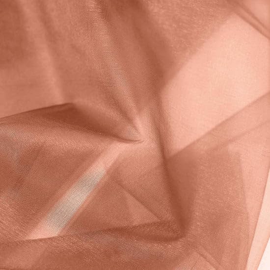 Efavormart 54" X10yd | Solid Sheer Chiffon Fabric Bolt, DIY Voile Drapery Fabric for Wedding Party Event Table Centerpieces Decoration Supply - Terracotta