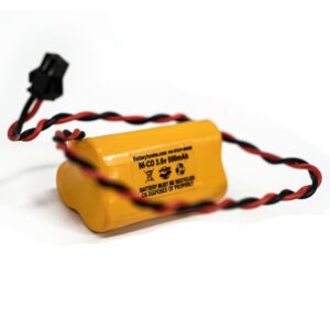 (2 Pack) ELBB001 ELB-B001 ELB B001 AA900MAH 3.6v 900mAh Exit Sign Emergency Light NiCad Battery ANIC1566 0253799