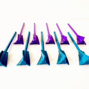 Resin Mixer Epoxy Mixer Paddles,10 PCS Drill Mixing Attachment,Reusable Paint Mixer for Drill,Epoxy drill paddles drill mixer Drill Attachment Paint Stirrers Epoxy Stirrer-Purple+Green