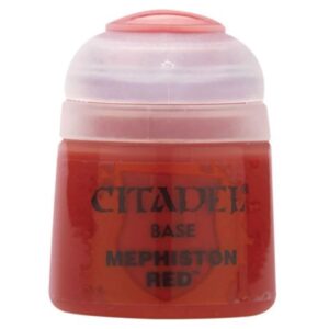 games workshop citadel paint base paint: mephiston red