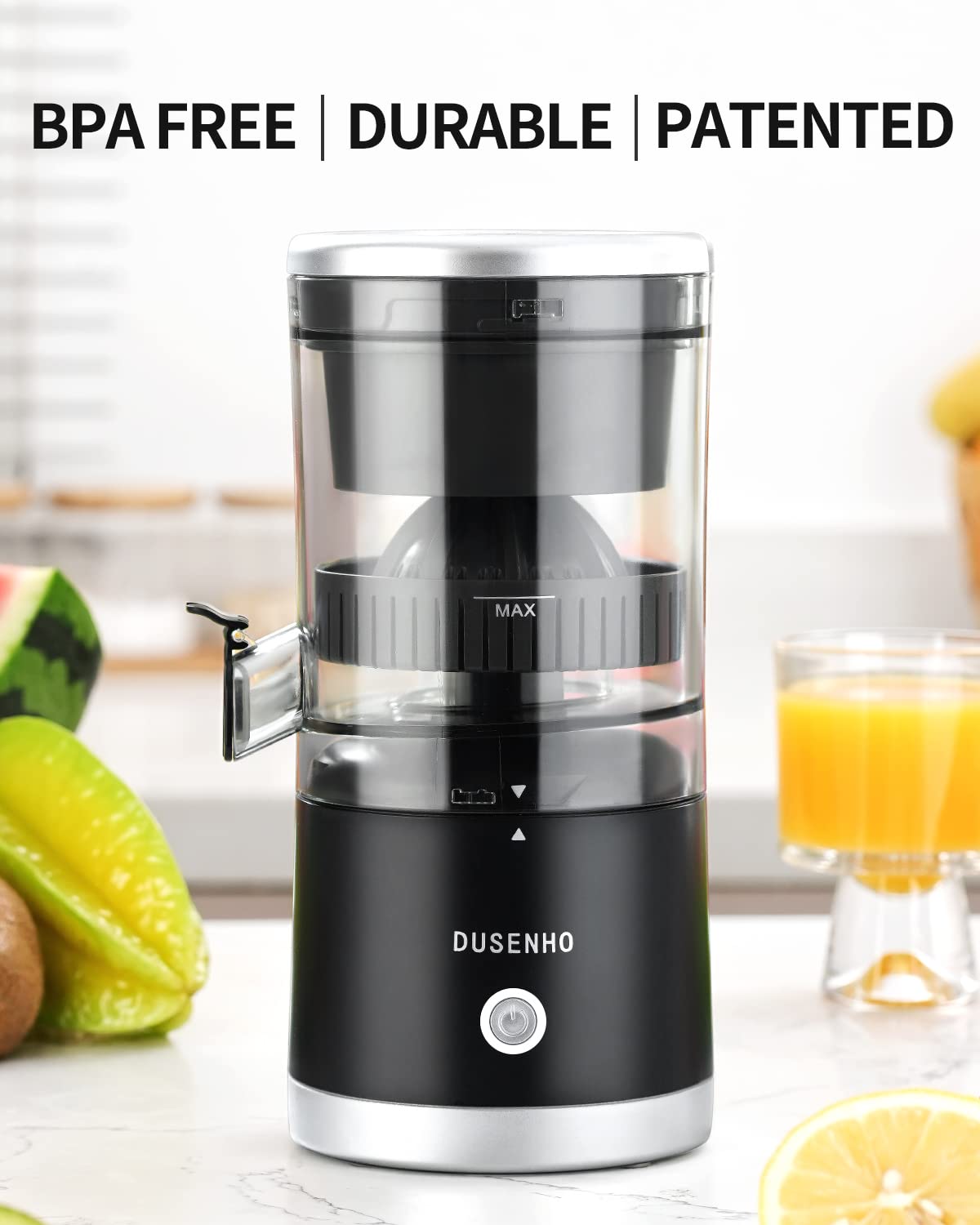 Citrus Juicer Machines Rechargeable - Portable Juicer with USB and Cleaning Brush for Orange, Lemon, Grapefruit（Update）