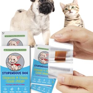 Stupendous Dog Breath Freshener Strip for Clean Teeth, Fresh Breath, & Healthy Mouth: Dog Water Additive for Dental Care - Pet Bad Breath Remedy - Cat Dental Mint Treats (10 Strips)