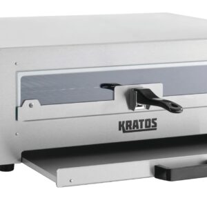 Kratos 29M-037 16" Commercial Electric Countertop Pizza Oven, 120V, 1700 Watts, Stainless Steel Pizza Oven with Glass Door for Restaurants, Cooks Pizzas up to 16" in Diameter