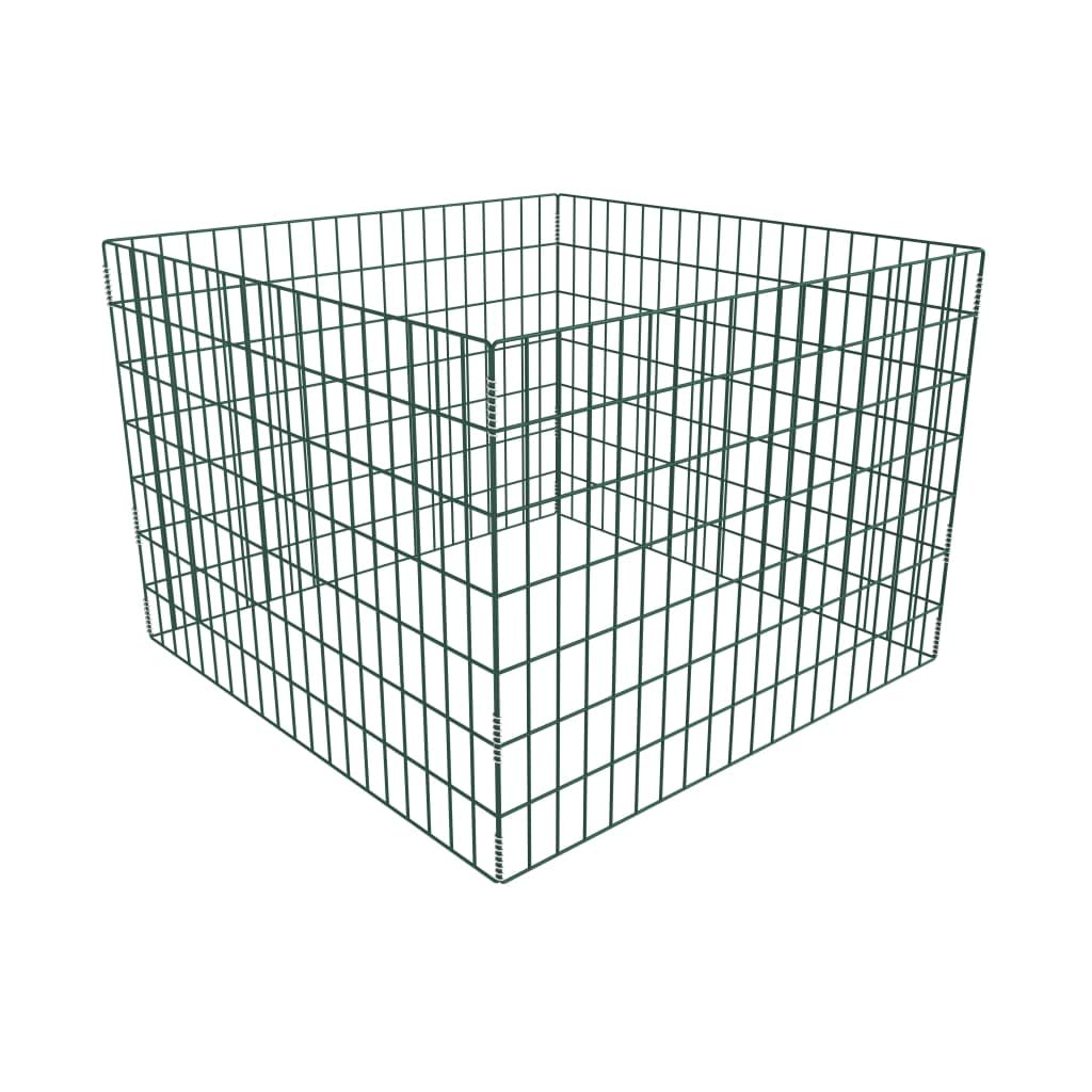 GOLINPEILO Square Mesh Garden Composter 39.4"x39.4"x27.6"