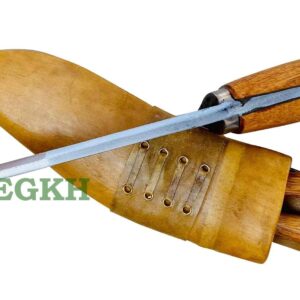 Authentic Kukri - 8" Iraqi Operation Issue Blade - Traditional Hand Forged Full Tang - EGKH Factory Outlet in Nepal - Ready to use Outdoor Knives - Balance water tempered - High Carbon Steel