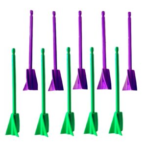 Resin Mixer Epoxy Mixer Paddles,10 PCS Drill Mixing Attachment,Reusable Paint Mixer for Drill,Epoxy drill paddles drill mixer Drill Attachment Paint Stirrers Epoxy Stirrer-Purple+Green