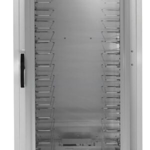 Kratos Premium Full Size Universal Insulated Commercial Holding and Proofing Cabinet, Holds Sheet Pans and Food Pans, Clear Door, 120V, 2000W (28W-235)