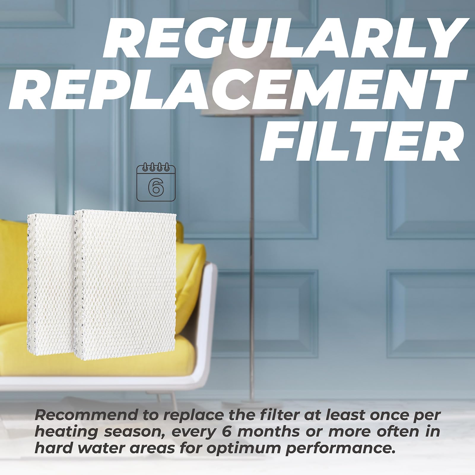 45 Water Panel Humidifier Filter Replacement for Aprilaire Models 400, 400A, 400M,Model 45 Replacement Filter Fits for Aprilaire 400 series,Whole-Home Humidifier Filter