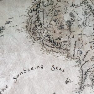 Middle Earth, Middle Earth Rug, Living Room Rug, Fan Map Rug (55”x78”)=140x200cm