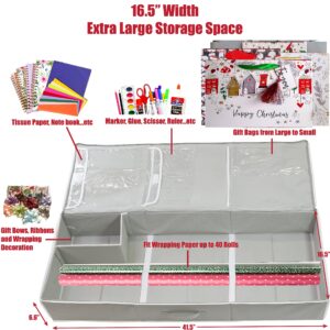 Simple Houseware Wrapping Paper Storage Container