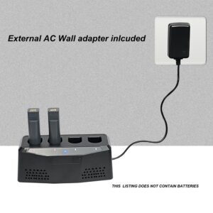 USB Charging Station Four Slots for TEEMI TMSL-53CR TMSL-59CR Barcode Scanner Battery with external AC adapter