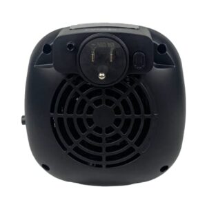 Hunter 750W Wall Mount Space Heater with Remote Control-12 Hour Timer, 1 Heat Setting, Black